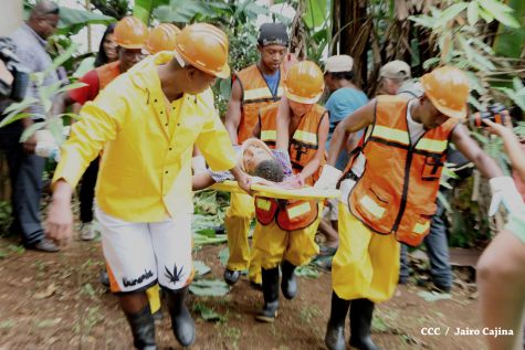 Simulacro protector ante huracanes en la Costa Caribe