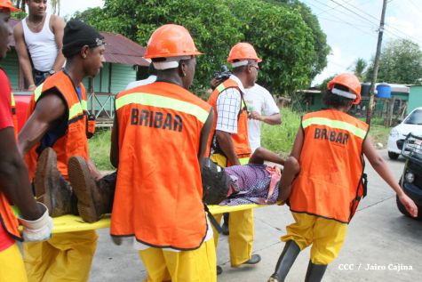 Simulacro protector ante huracanes en la Costa Caribe