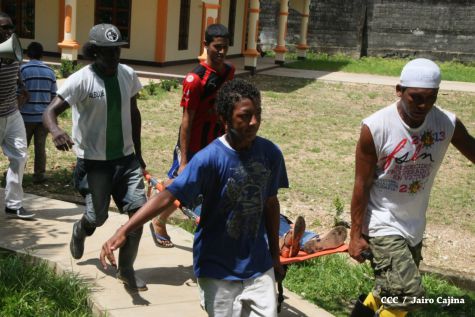 Simulacro protector ante huracanes en la Costa Caribe