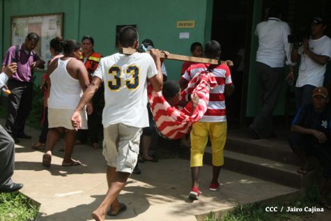 Simulacro protector ante huracanes en la Costa Caribe
