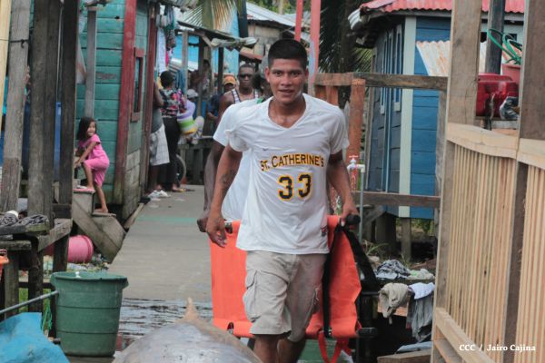 Simulacro protector ante huracanes en la Costa Caribe