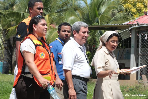 Simulacro protector ante huracanes en la Costa Caribe