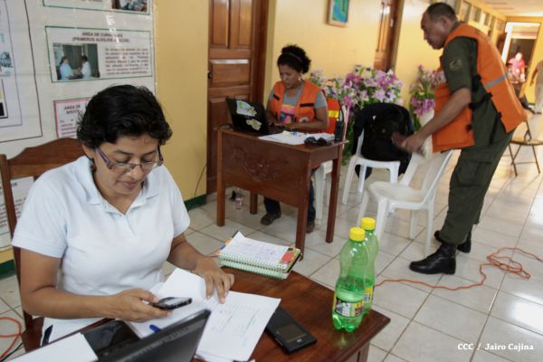 Simulacro protector ante huracanes en la Costa Caribe
