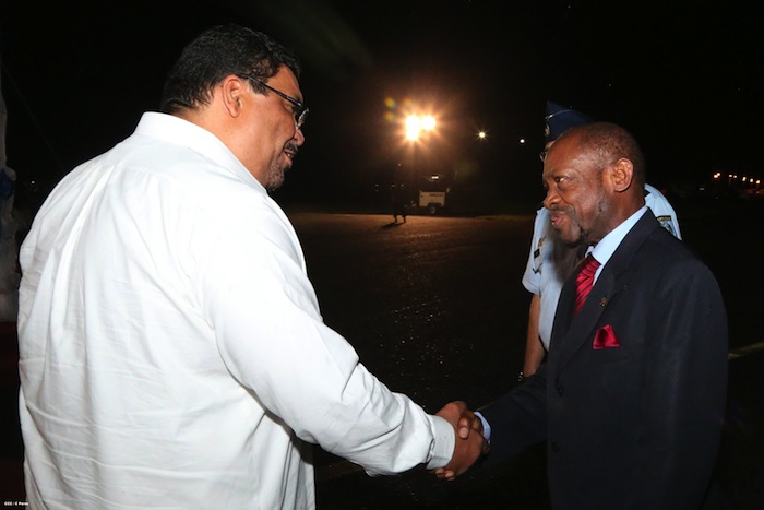 Arriban mandatarios del Caribe