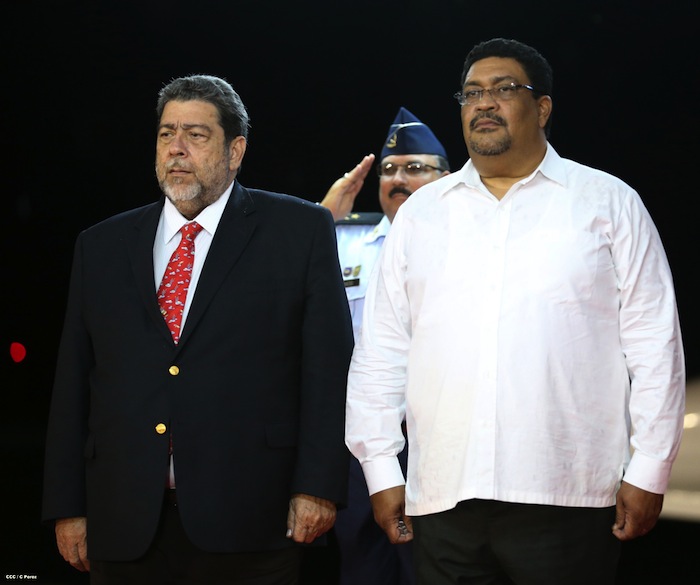 Arriban mandatarios del Caribe