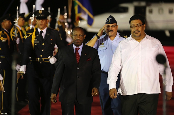 Arriban mandatarios del Caribe