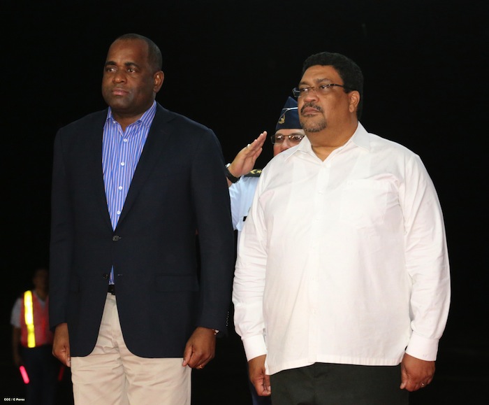 Arriban mandatarios del Caribe