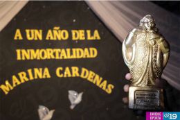 Artistas nicaragüenses rinden homenaje a Marina Cárdenas