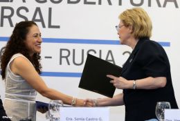 Ministra de Salud de la Federación de Rusia cumple intensa agenda de trabajo