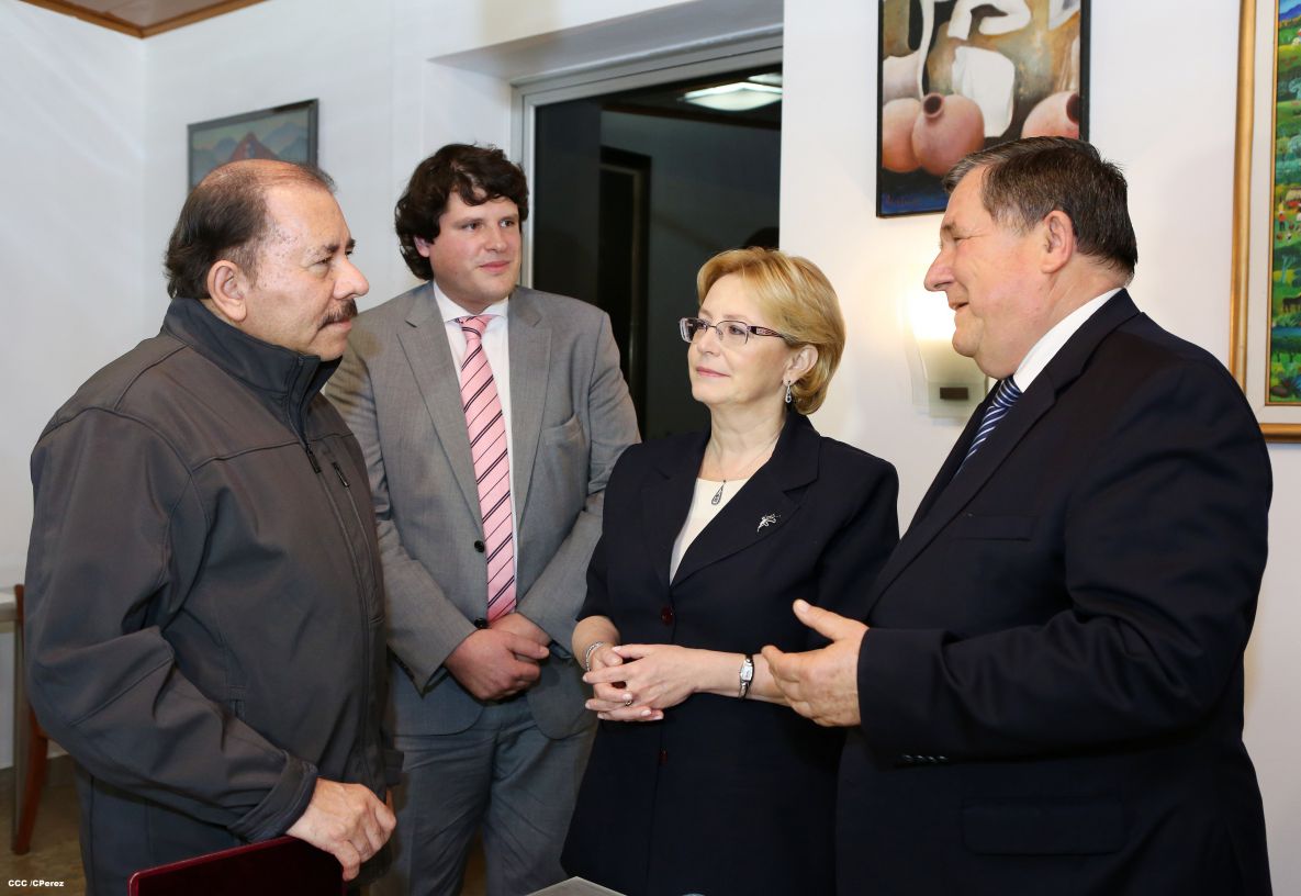 Presidente Daniel se reúne con delegación Rusa encabezada por Ministra de Salud Veronika Skvortsova