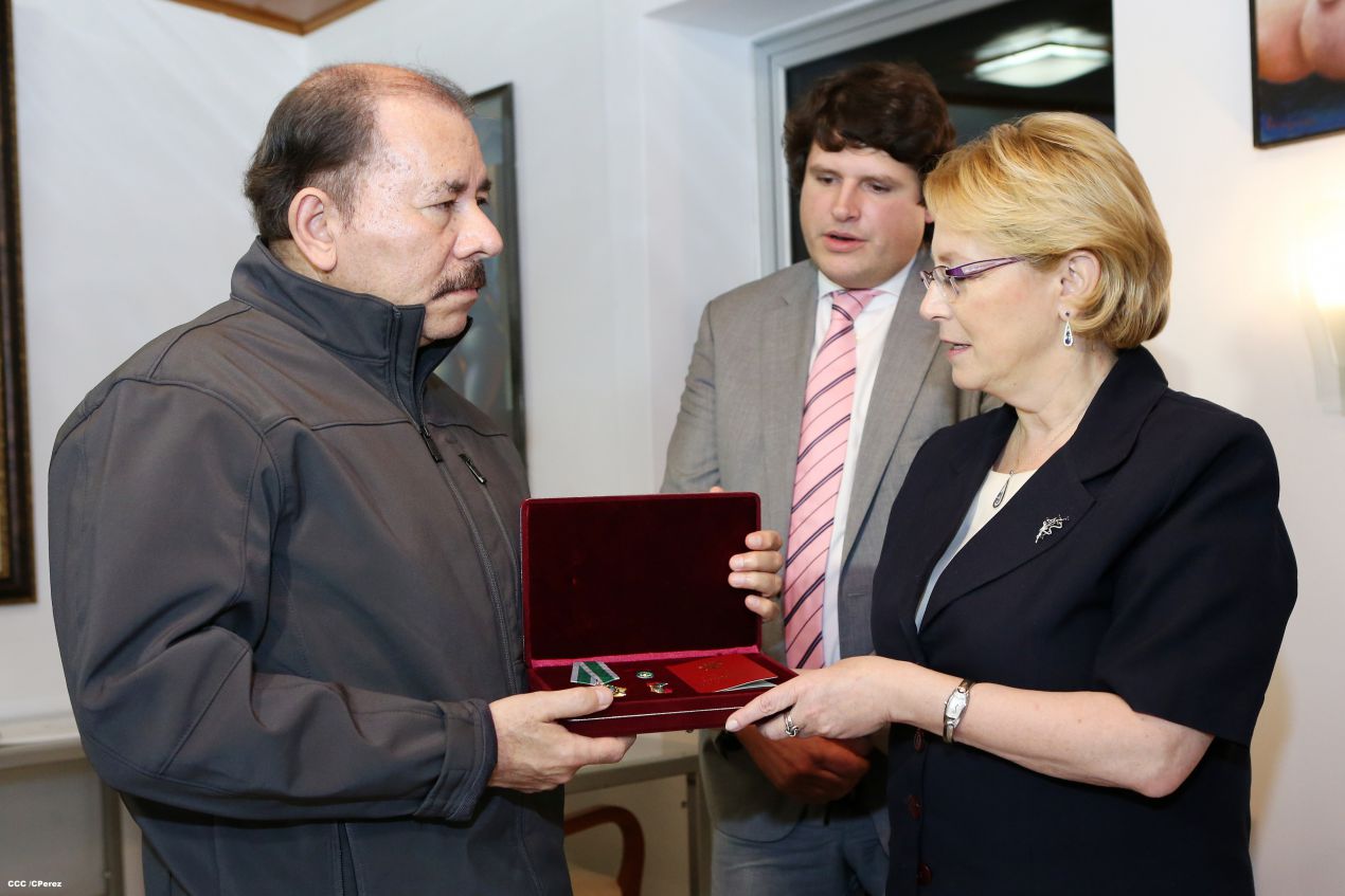 Presidente Daniel se reúne con delegación Rusa encabezada por Ministra de Salud Veronika Skvortsova