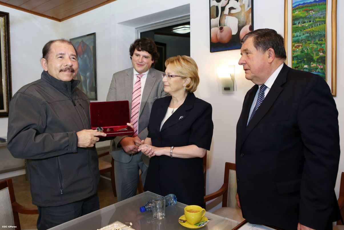 Presidente Daniel se reúne con delegación Rusa encabezada por Ministra de Salud Veronika Skvortsova