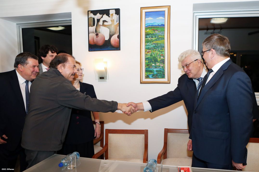 Presidente Daniel se reúne con delegación Rusa encabezada por Ministra de Salud Veronika Skvortsova