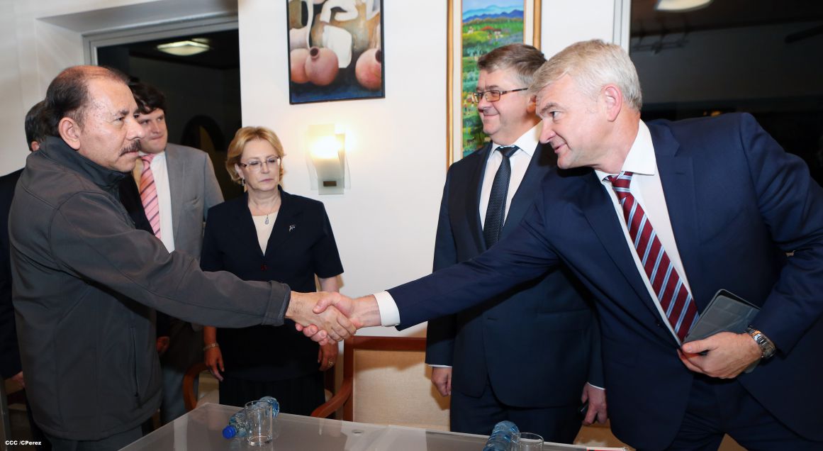 Presidente Daniel se reúne con delegación Rusa encabezada por Ministra de Salud Veronika Skvortsova