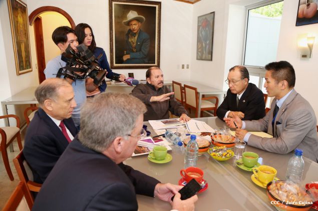 Presidente Daniel sostiene encuentro con representantes del grupo empresarial japonés Yazaki Corporation