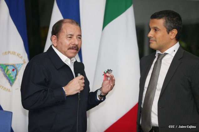 Daniel y Rosario reciben cartas credenciales de nuevos embajadores de Colombia, El Salvador, Italia y Alemania