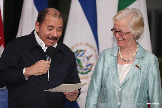 Daniel y Rosario reciben cartas credenciales de nuevos embajadores de Colombia, El Salvador, Italia y Alemania