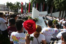Nicaragua conmemora tránsito a la inmortalidad del Comandante Carlos Fonseca