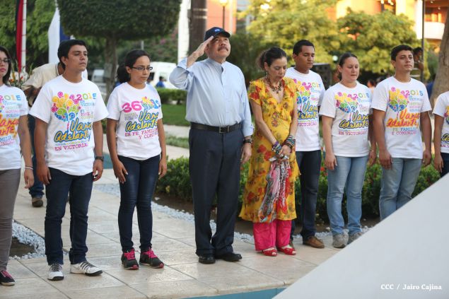 Daniel y Rosario conmemoran 39 aniversario del tránsito a la inmortalidad del Comandante Carlos Fonseca