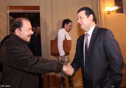 Presidente Daniel se reúne con presidente del Grupo Regional Aval