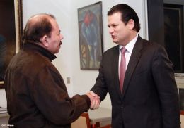 Presidente Daniel se reúne con presidente del Grupo Regional Aval