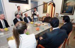 Presidente Daniel se reúne con presidente del Grupo Regional Aval