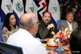 Presidente Daniel se reúne con su homólogo salvadoreño Salvador Sánchez Cerén