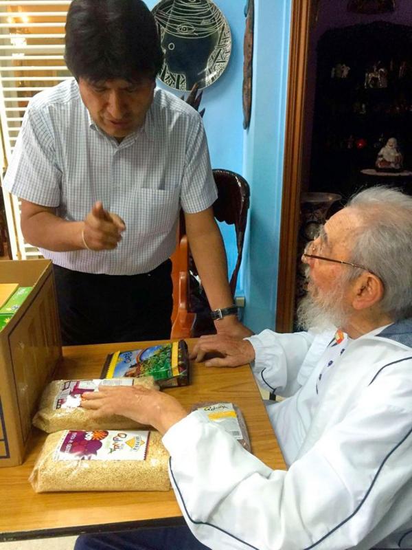 Fidel Castro y Evo Morales