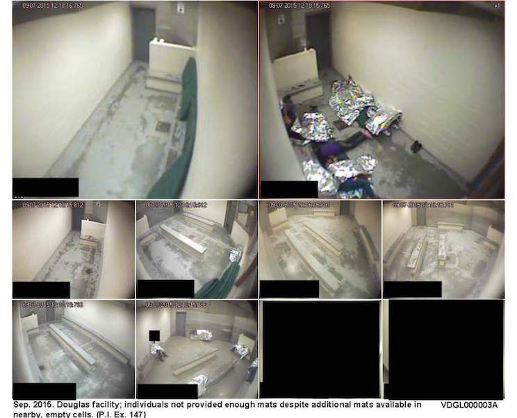 Trato inhumano a migrantes