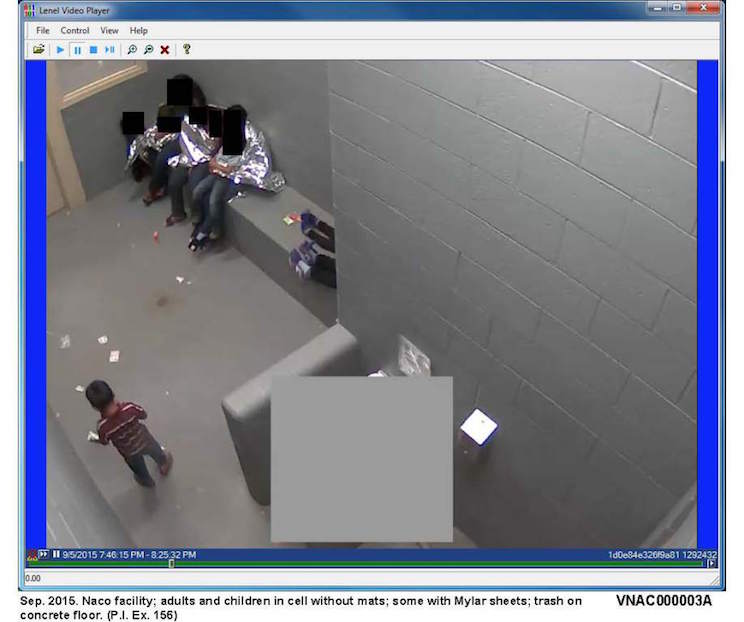 Trato inhumano a migrantes