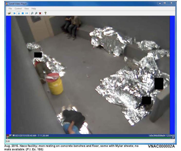 Trato inhumano a migrantes