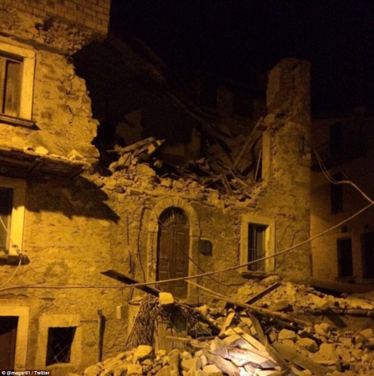 Terremoto en Italia