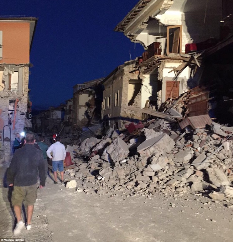 Terremoto en Italia