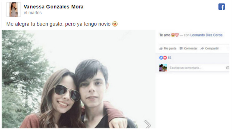 Rechazado en Facebook