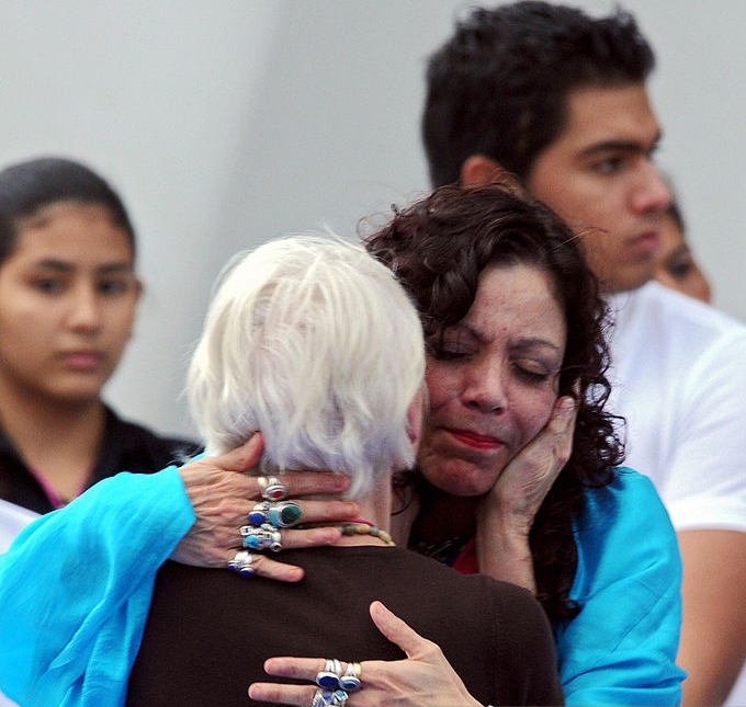 Margot Honecker y Rosario Murillo
