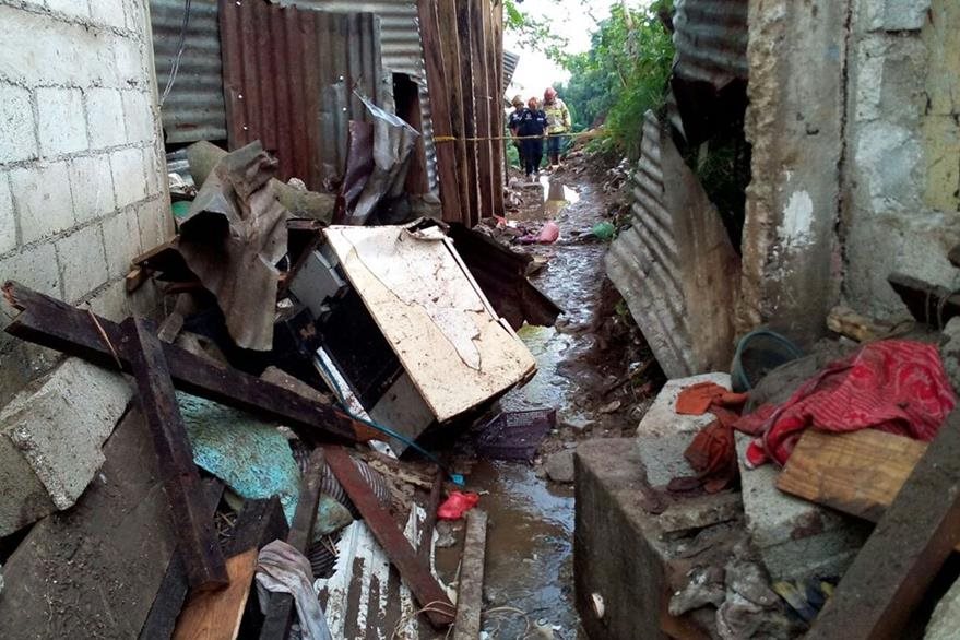 Deslizamiento en Guatemala