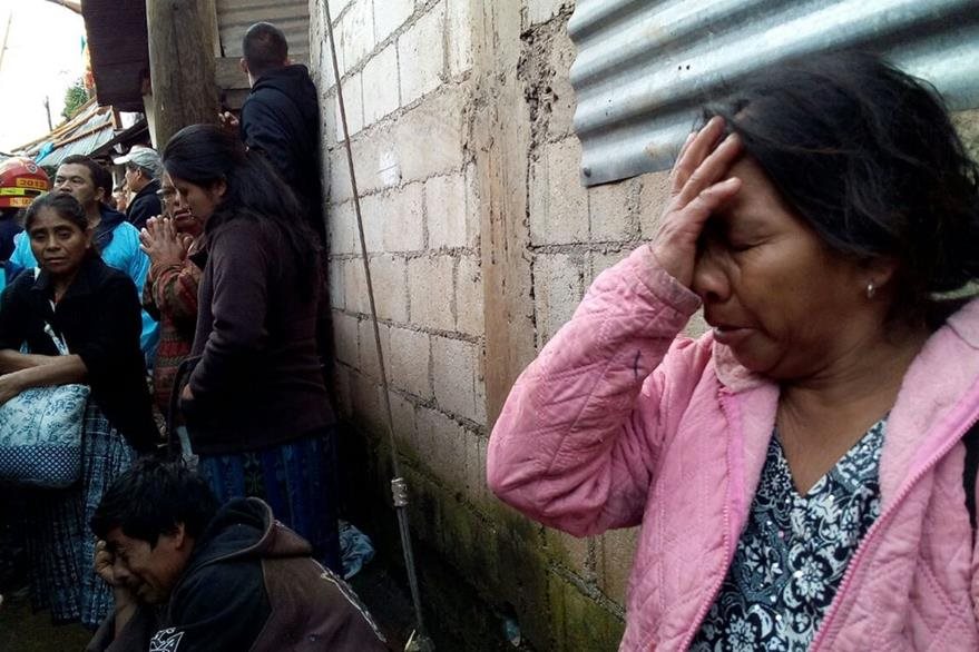 Deslizamiento en Guatemala