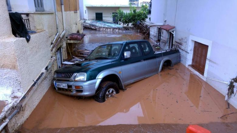 Inundaciones en Grecia