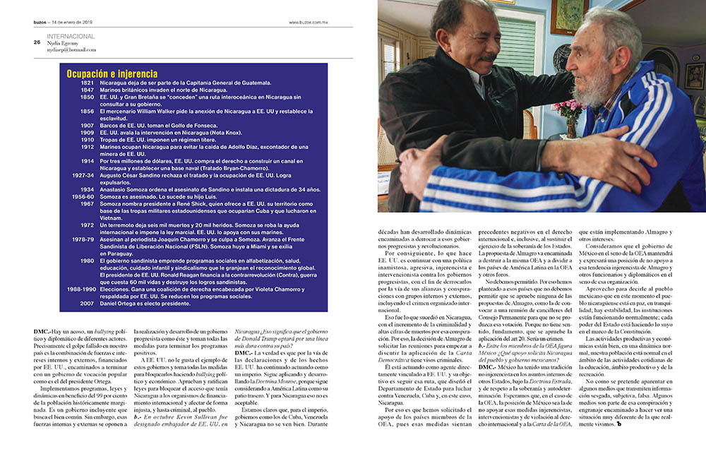 entrevista Denis Moncada