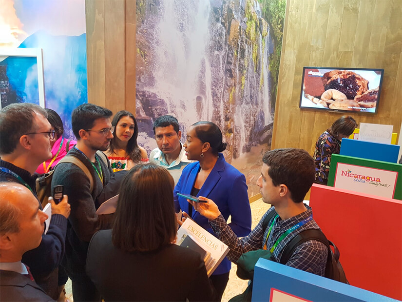 La oferta tur&iacute;stica de Nicaragua se expone en la 39&ordm; edici&oacute;n de la Feria de Turismo FITUR 2019, que se celebra en Madrid, Espa&ntilde;a