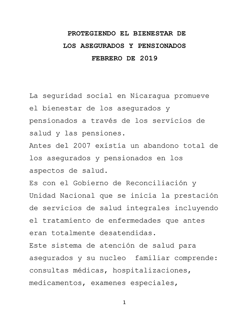 protegiendo el bienestar de los asegurados y pensionados
