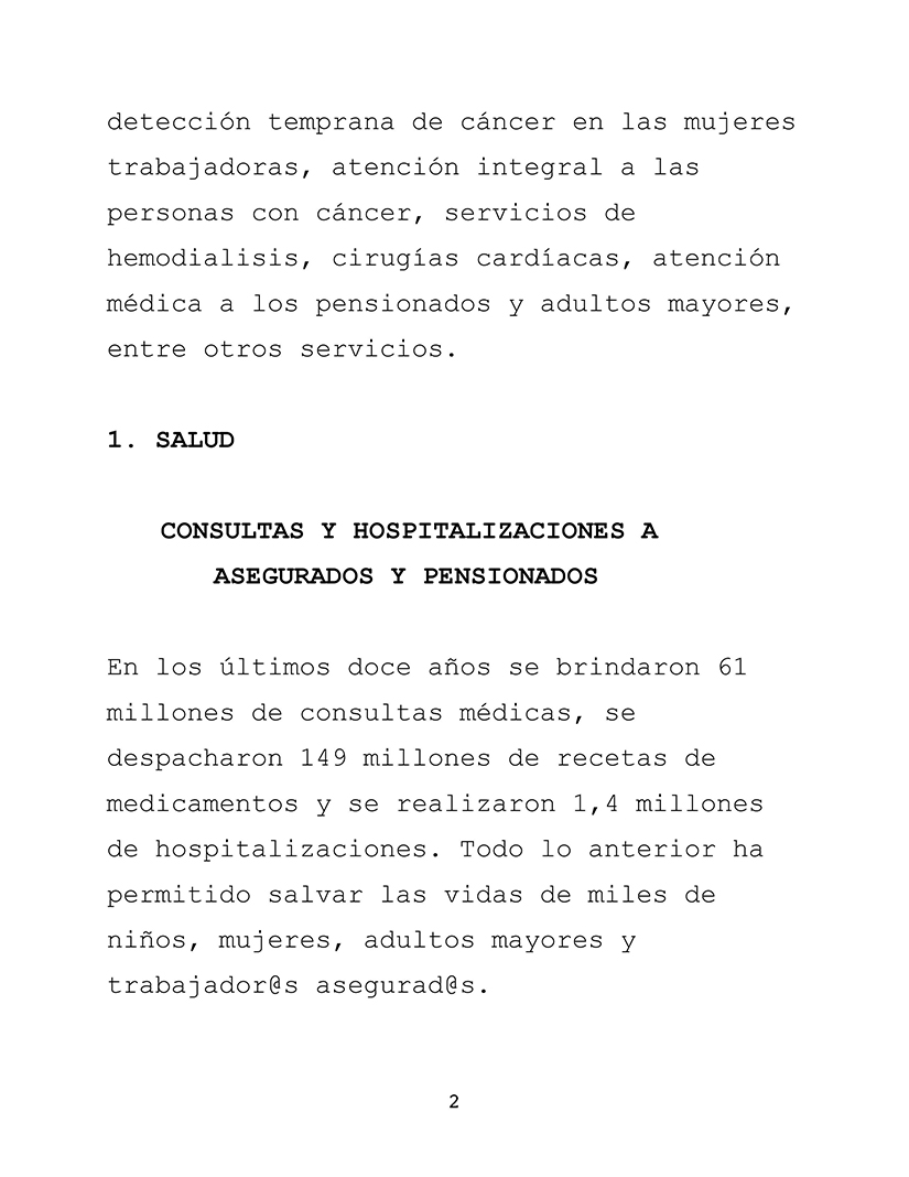 protegiendo el bienestar de los asegurados y pensionados