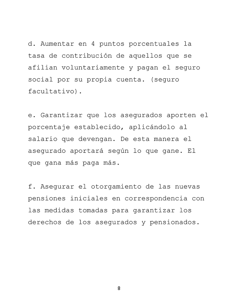 protegiendo el bienestar de los asegurados y pensionados