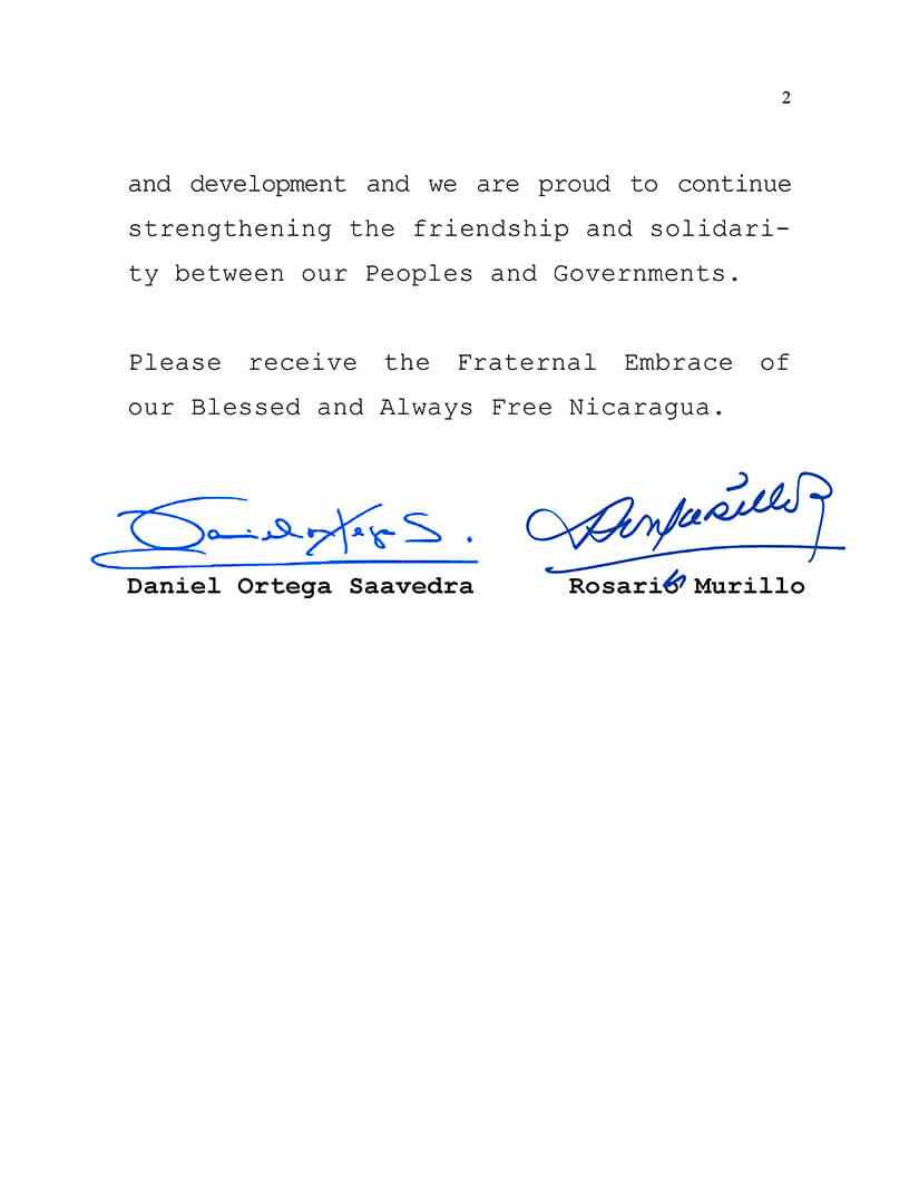 Gobierno de Nicaragua saluda el 62 Aniversario de la Independencia de la Rep&uacute;blica de Ghana