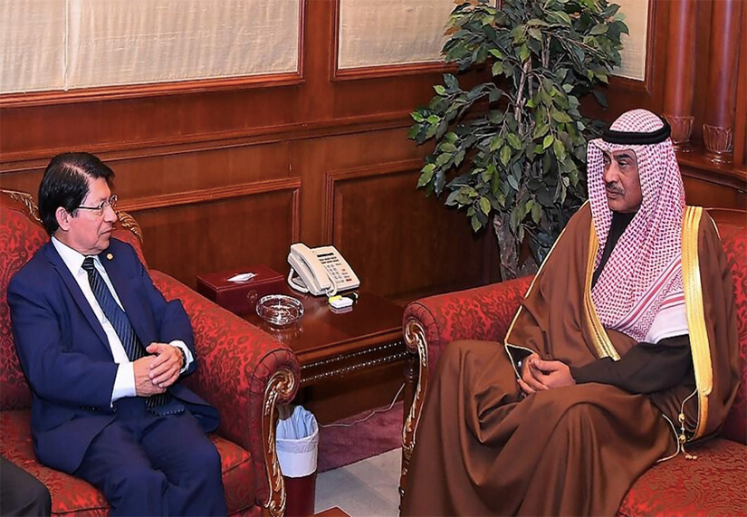 visita del canciller denis moncada a kuwait