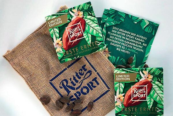 ritter chocolate con cacao nicarag&uuml;ense