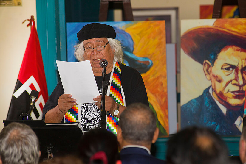 homenaje a sandino en peru