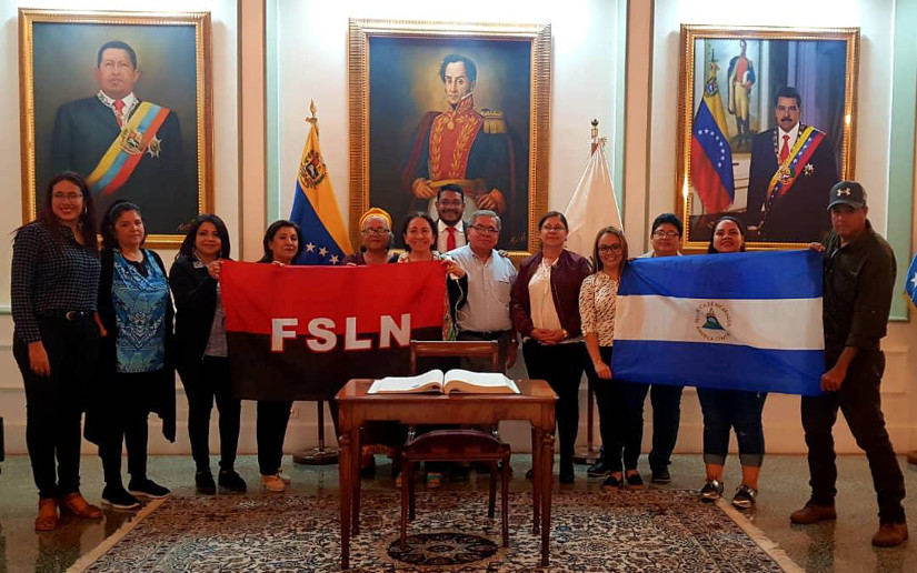 delegacion-nicaragua-encuentro-mudial-contra-el-imperialismo