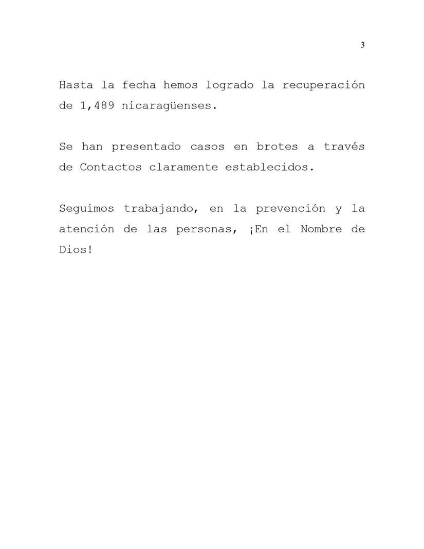 minsa-informe-semanal-sobre-coronavirus-en-nicaragua