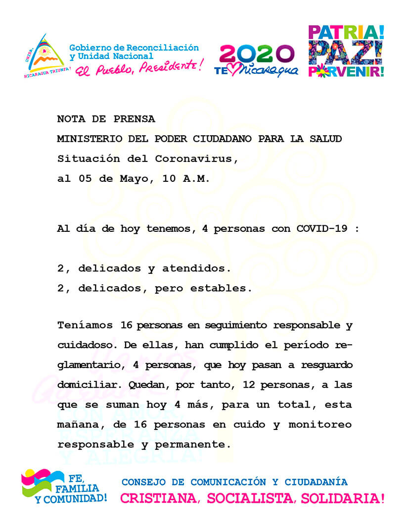 reporte-situacion-covid-19-nicaragua